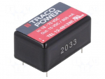 Converter: DC/DC | 12W | Uin: 18&divide;75VDC | Uout: 15VDC | Iout: 800mA | DIP16