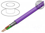 Wire | 1x2x24AWG | stranded | Cu | Insulation: PVC | violet | PROFIBUS