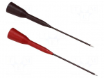 Protection cap for test probe | 3A | 300VDC | red and black | 2pcs.