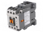 Contactor: 3-pole | NO x3 | Auxiliary contacts: NO + NC | 24VAC | 18A