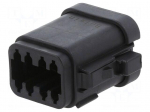 Connector: wire-wire | plug | female | PX0 | PIN: 8 | IP68 | for cable