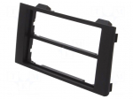 Radio frame | Iveco | 2 DIN | black