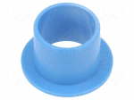 Bearing: sleeve bearing | with flange | &Oslash;out: 14mm | &Oslash;int: 12mm | blue