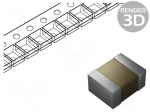Capacitor: ceramic | MLCC | 100nF | 100V | C0G (NP0) | &plusmn;5% | SMD | 1210