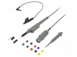 Probe: for oscilloscope | 0&divide;500MHz | 10: 1 | 0.9ns | 10&divide;22pF | grey | 1.2m