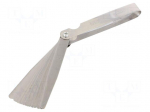 Metric feeler gauge | Range: 0,05&divide;1mm | 20pcs.