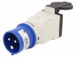 Connector: AC supply | adapter | male/female | 16A | 230VAC | IEC 60309