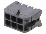 Connector: wire-board | male | PIN: 6 | straight | for cable | THT | 3mm