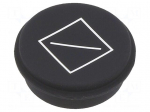 Button | round | &Oslash;21mm | black | 09