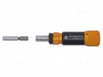 Tool: screwdriver handle | torque | 100mm | 0.05&divide;0.6Nm | 1/4"