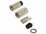 Connector: M16 | plug | female | PIN: 6 | 5A | 250V | 423 | soldering | IP67