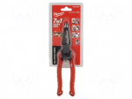 Tool: multifunction wire stripper and crimp tool | Wire: round