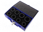 Wrench-set | 6-angles,socket spanner,impact | 3/4" | 8pcs.