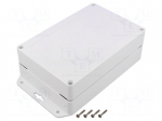 Enclosure: multipurpose | X: 180mm | Y: 120mm | Z: 60mm | ZP | ASA | white