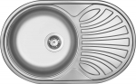 1-bowl steel sink with drainer