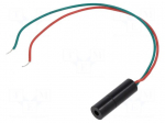 Module: laser | 5mW | red | line | 650nm | 4.5&divide;5.5VDC | 15&divide;45mA | 45&deg;