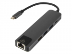 S&uuml;learvutid, s&uuml;learvutid, tarvikud // S&uuml;learvuti tarvikud // 86-060# Karta sieciowa usb-c hub rj45 + hdmi k-03"