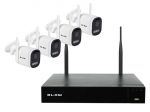 Videovalve // CCTV komplektid // 78-844# Zestaw monitoringu wifi blow 4x5mp bez dysku  bl-w5bp4/wifi