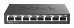 D-Link DGS-108 Unmanaged L2 Gigabit Ethernet (10/100/1000) Black