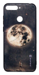 Back panel cover Evelatus Samsung A7 2018 Picture Glass Case Catching Dream