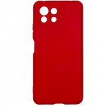 Back panel cover Evelatus Xiaomi Mi 11 Lite/11 Lite 5G/11 Lite 5G NE Nano Silicone Case Soft Touch TPU Red