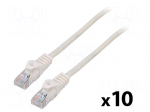 Patch cord | U/UTP | Cat: 5e | RJ45 plug,both sides | stranded | CCA | 2m