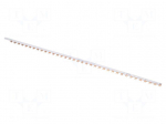 Busbar | 16mm2 | Poles: 1 | Urated: 400V | fork | Pitch: 27mm | L: 1000mm