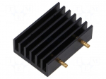 Heatsink: extruded | grilled | TO218,TO220,TO247,TO248,TO3P | black