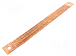 Braids | ST | earthing tape | W: 40mm | 120mm2 | &Oslash;1: 17mm | &Oslash;2: 17mm | 420A