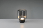 Trio Lord LED table lamp matt black/smoke rechargeable gaismeklis R57761154 4017807601879