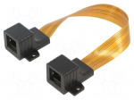 Extender Ethernet | ribbon | Cat: 5,5e | RJ45 socket,both sides