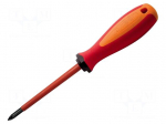 Screwdriver: insulated | Pozidriv&reg; | PZ1 | Blade length: 80mm | 1kVAC