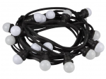 LED PARTY LIGHT CHAIN with 20 WARM WHITE LED LAMPS