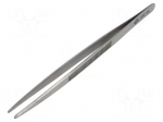 Tweezers | 150mm | Blade tip shape: flat | universal