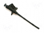 Clip-on probe | hook type | 6A | black | 4mm