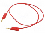 Test lead | 60VDC | 30VAC | 32A | Len: 1m | red | Cond.cross sec: 2.5mm2