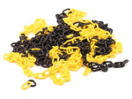 YELLOW/BLACK CHAIN - 10 m