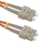 Qoltec Patchcord fiber optic SC/UPC - SC/UPC | Multimode | 50/125 | OM2 | Duplex | 5m