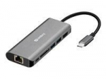 SANDBERG USB-C Dock HDMI+LAN+SD+USB 61W