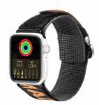 Strap Dux Ducis  Strap (Outdoor Version) strap for Apple Watch Ultra, SE, 8, 7, 6, 5, 4, 3, 2, 1 (49, 45, 44, 42 mm) nylon Black Orange