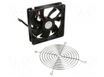 Fan: DC | axial | 119x119x25mm | 150m3/h | 44dBA