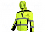 Softshell jacket | Size: L | yellow | 320g/m2