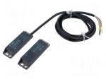 Safety switch: magnetic | SR-B | NC x2 + NO | IP67 | plastic | -20&divide;80&deg;C