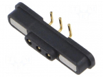 Connector MAGNETIC POGO CONNECTOR MALE 3 POSITION