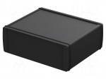 Enclosure: with panel | ALUBOS | X: 210mm | Y: 150mm | Z: 70mm | aluminium