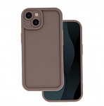 Back panel cover iLike Samsung Galaxy A15 4G / A15 5G Rim TPU case Brown