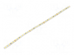 LED tape | white cold | 2835 | 24V | LED/m: 168 | 5mm | IP20 | 8W/m