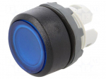 Switch: push-button | Stabl.pos: 1 | 22mm | blue | Illumin: MLB-1 | IP66