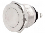 Switch: vandal resistant | Pos: 2 | SPST-NO | 2A/250VAC | IP40 | &Oslash;19mm