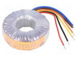 Transformer: toroidal | 80VA | 230VAC | 12V | 12V | 3.333A | 3.333A